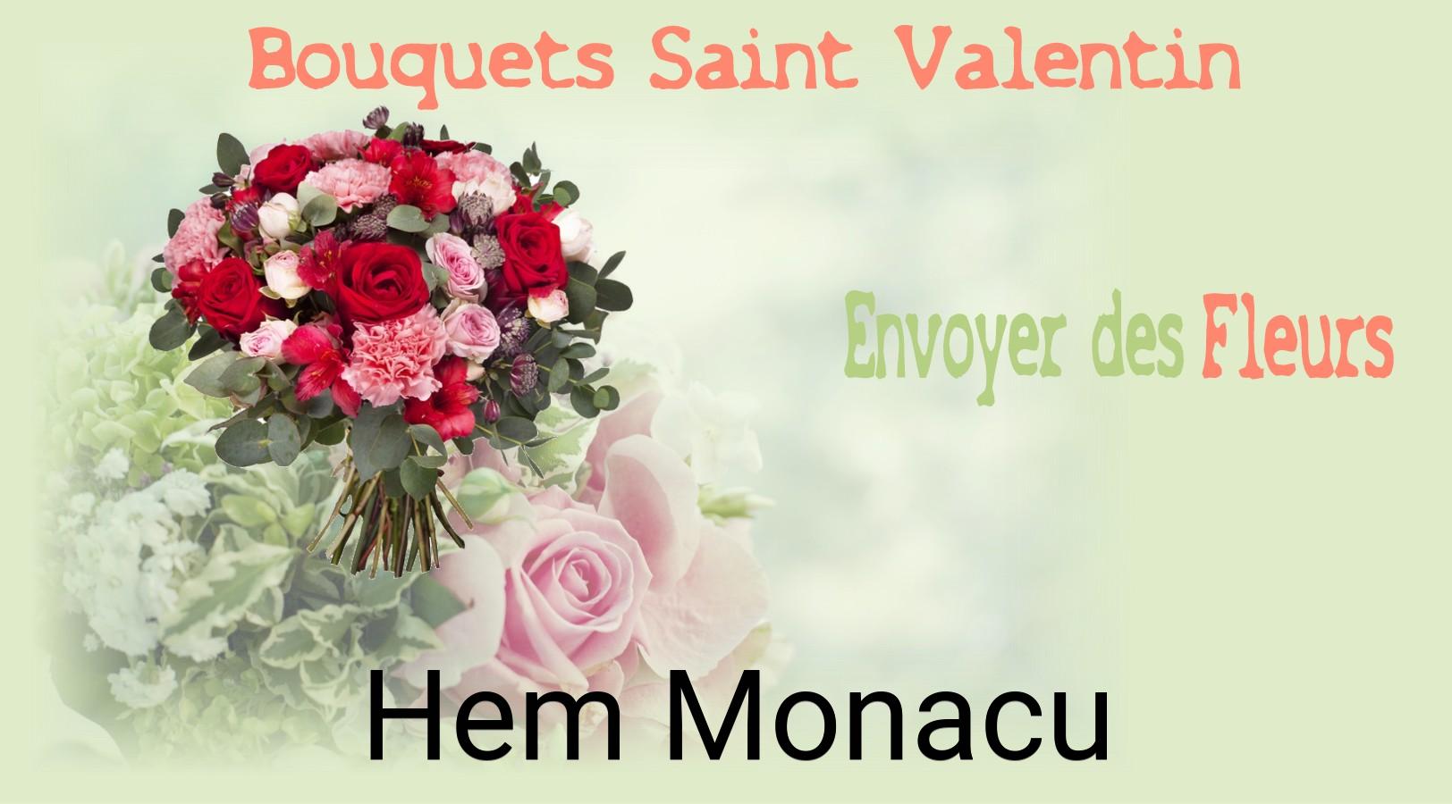 Roses de Saint-Valentin livrées à Hem-Monacu